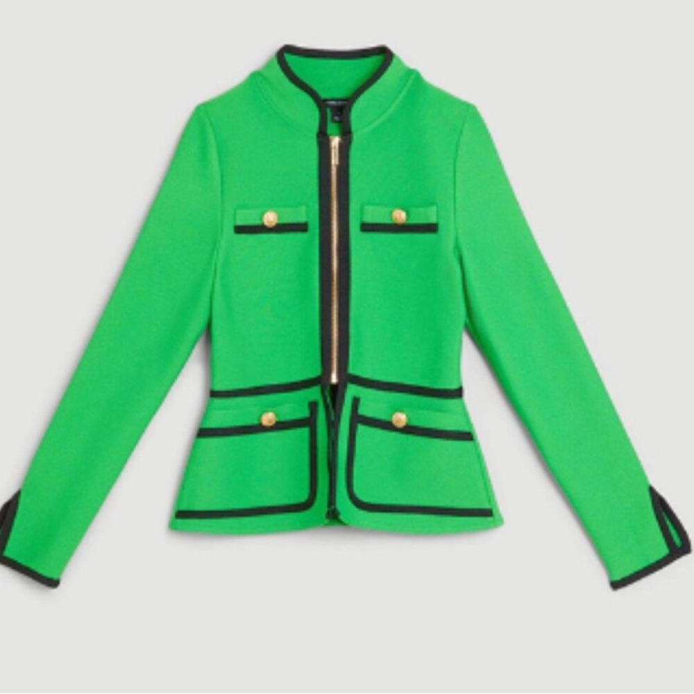 Karen Millen Vibrant Lime Dress
